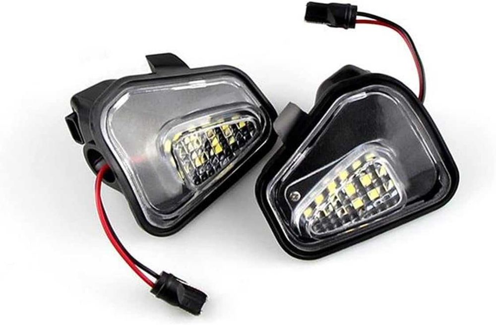 Set 2 Lampi Led (Puddle Lights)–lumini sub Oglinzi GizMondo® compatibile cu Volkswagen VW Passat B7, VW JETTA, VW Passat CC, VW SCIROCCO, PUDDLE LIGHT