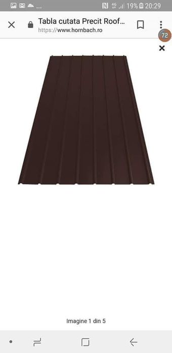 Tablă pentru acoperis