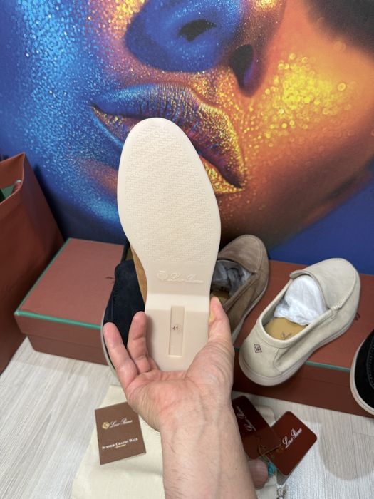 Mocasini Loro Piana piele naturala 100% Full Box colectie noua