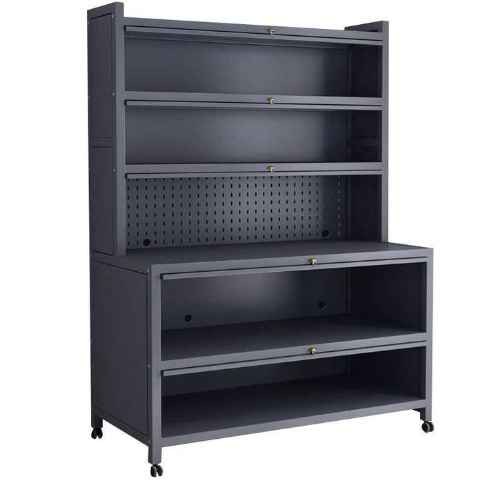 Металлический кухонный стеллаж/полки для посуды и круп