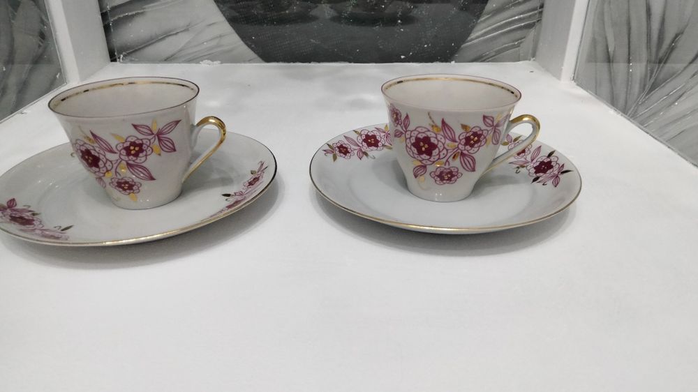 Продам две кофейные пары! СССР!