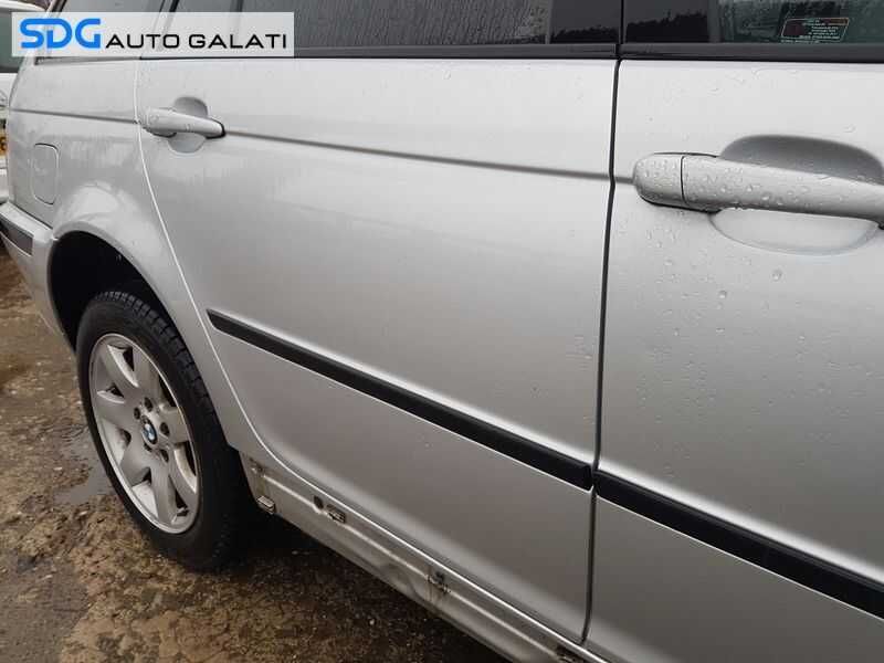 Usa Portiera Dreapta Spate Dezechipata BMW Seria 3 E46 Berlina Sedan 1998 - 2006 Culoare 354/7 Titansilber Metallic