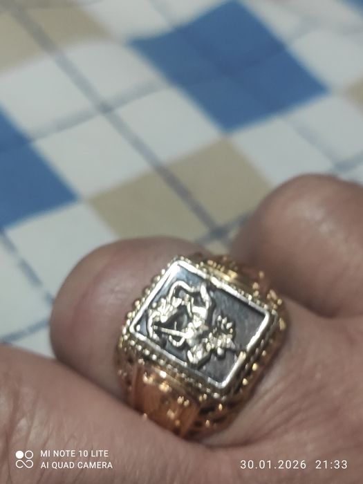 Перстень золотой 585прб. 16гр.