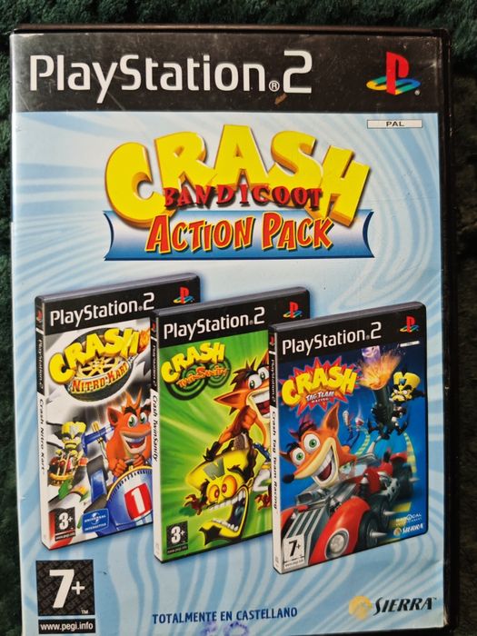 Crash Bandicoot Action Pack  Sony PlayStation 2