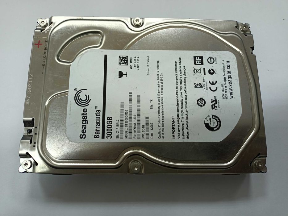 Жёсткий диск "Seagate" для ПК. 3.5 дюймовый. 3Тб.