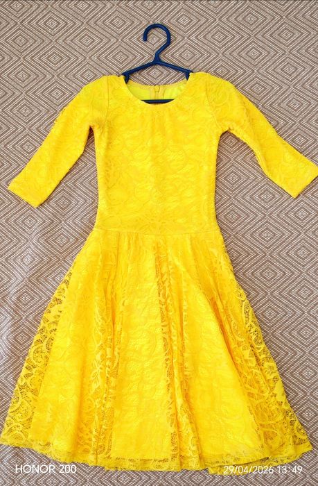 Платье для бальных танцев  5-6 лет