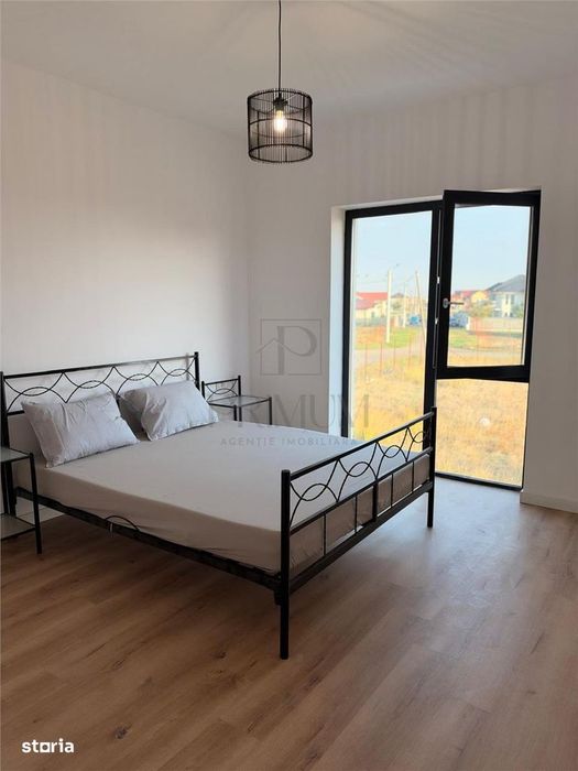 Giroc- 2 camere- decomandat- etaj I- mobilat- loc de parcare pe CF