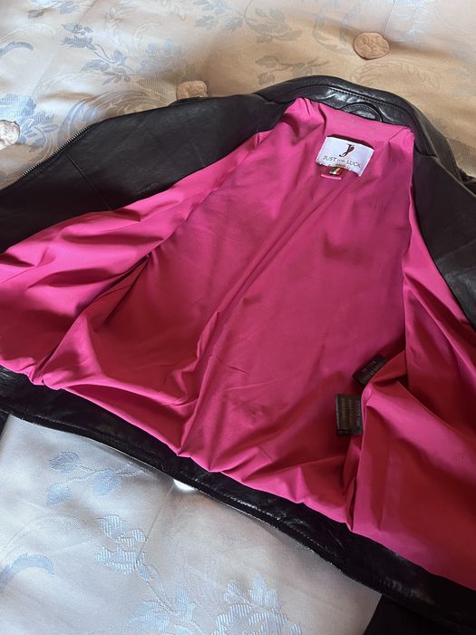 Just For Luck, Italy, premium, jachetă biker, neagră, 100% piele