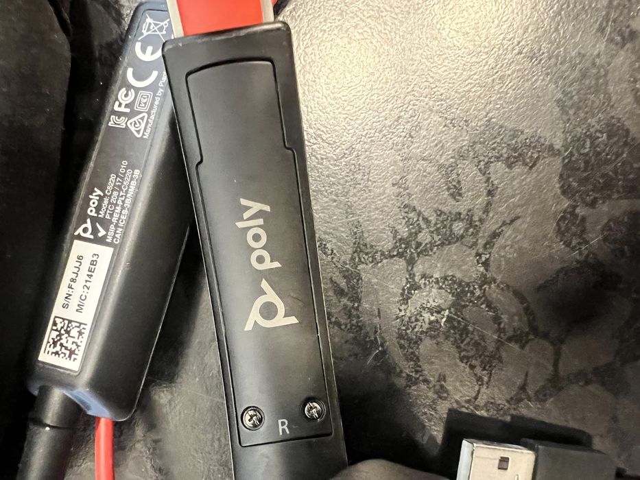 Poly Blackwire 5220 - Професионални слушалки с микрофон за работа