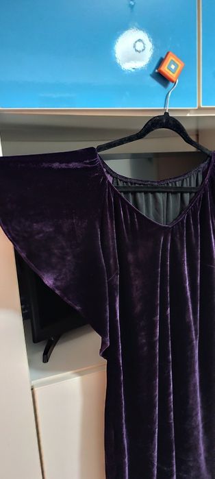 Rochie scurta din catifea