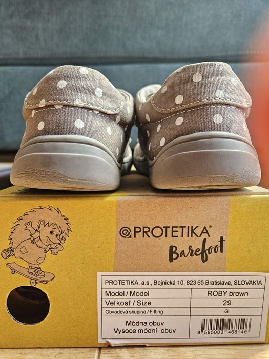 Боси обувки Protetika barefoot roby brown /номер 29/