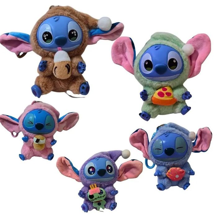 Лабубу Стич labubu stich   подарък Коледа Нова година