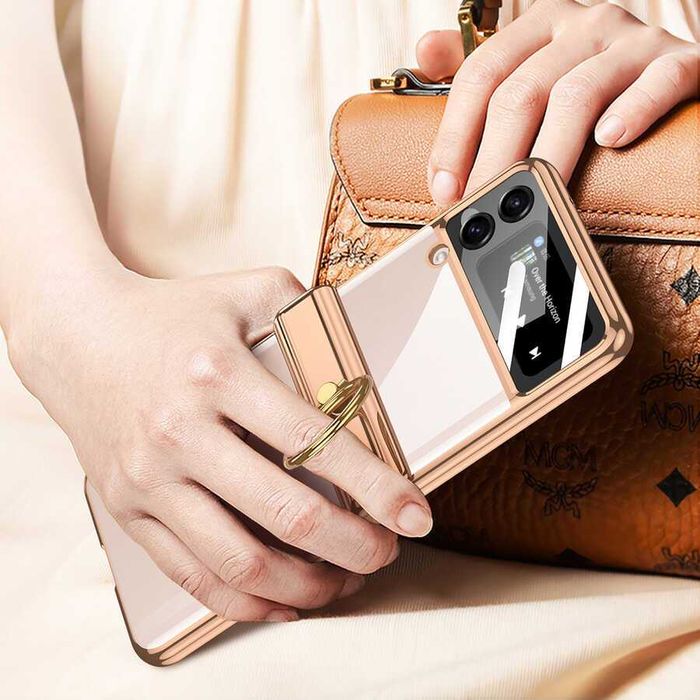 Samsung Galaxy Z Flip4 - Кейс Гръб с пръстен