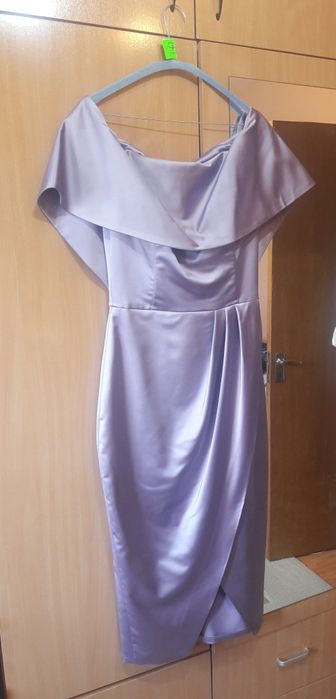 Rochie lilla tafta elastica Scarlet 38-40