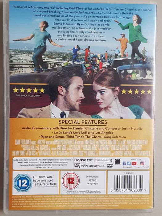 Pachet filme celebre musical: La La Land și Mamma Mia!, pe DVD