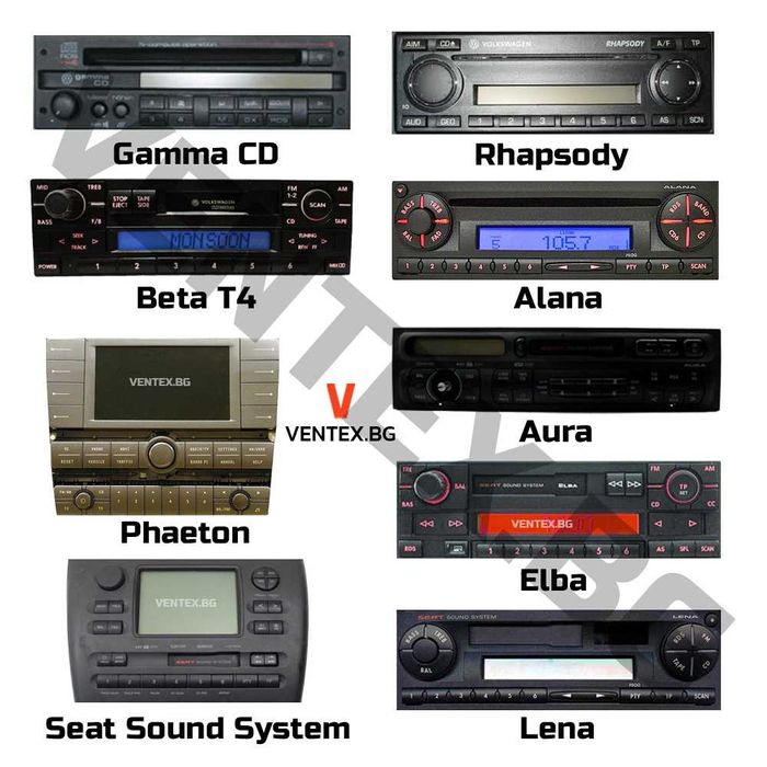 WEFA Bluetooth адаптер за VW Golf 4 Passat B5 Jetta, блутут фолксваген