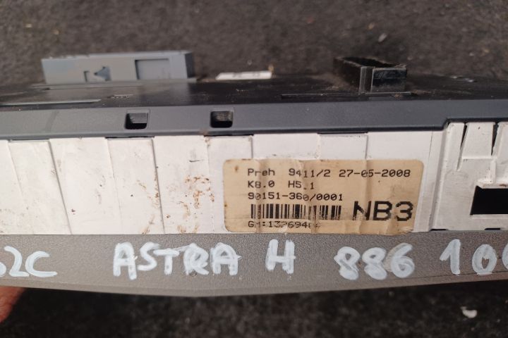Comanda AC 13269404 13269404 Opel Astra H (facelift)