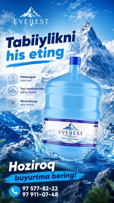 Вода 19л Everest