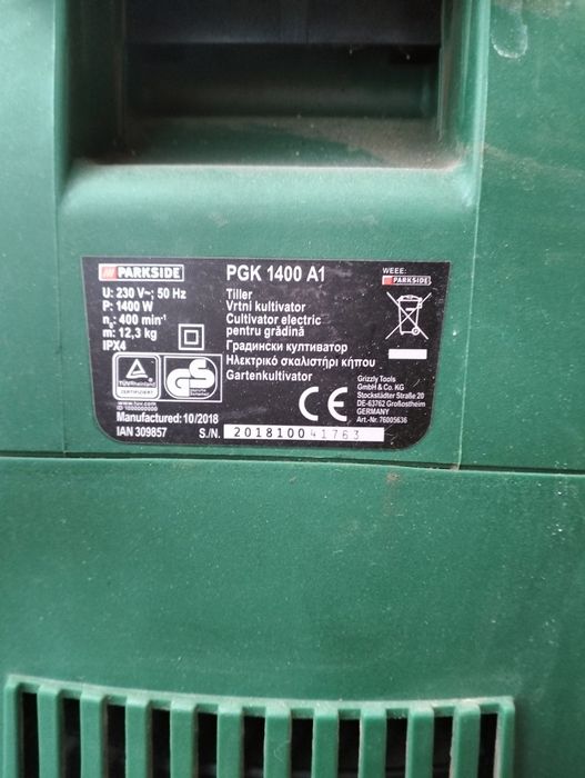 Vînd motosapă electrică Parside.