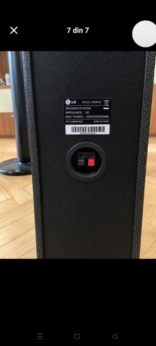Sistem home cinema LG 5.1 vând/schimb cu diverse