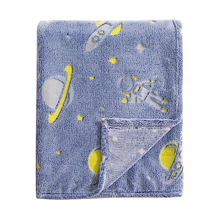 Детско одеяло, светещо в тъмното- 120 х150 см., полиестерен микрофибър