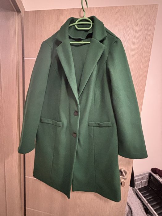 Зелено палто XL  пролет/ есен