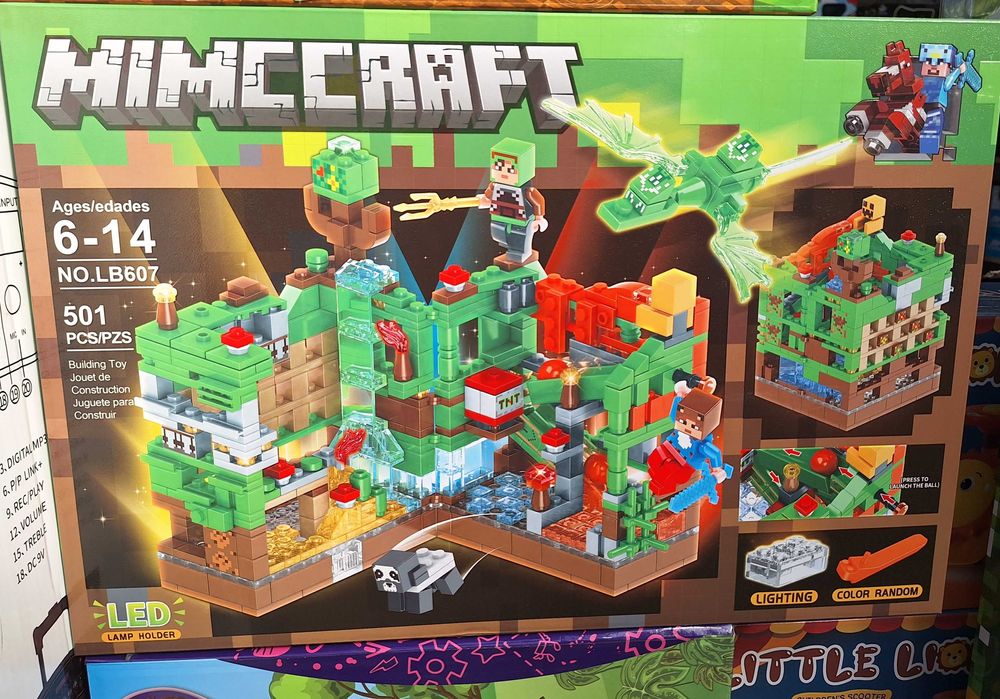 ГОЛЯМ с много части. Мinecraft  My world Конструктор Майнкрафт