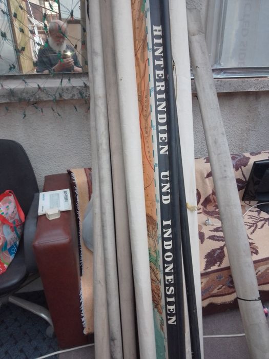 Hărți didactice  vechi in limba germana