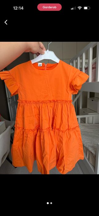 Платье из хлопка 110-116 см