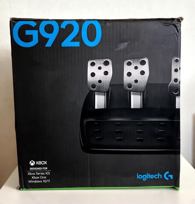 Volan Logitech G920 cu pedale (Xbox / PC) - Stare impecabilă + Garanție 1.5 ani