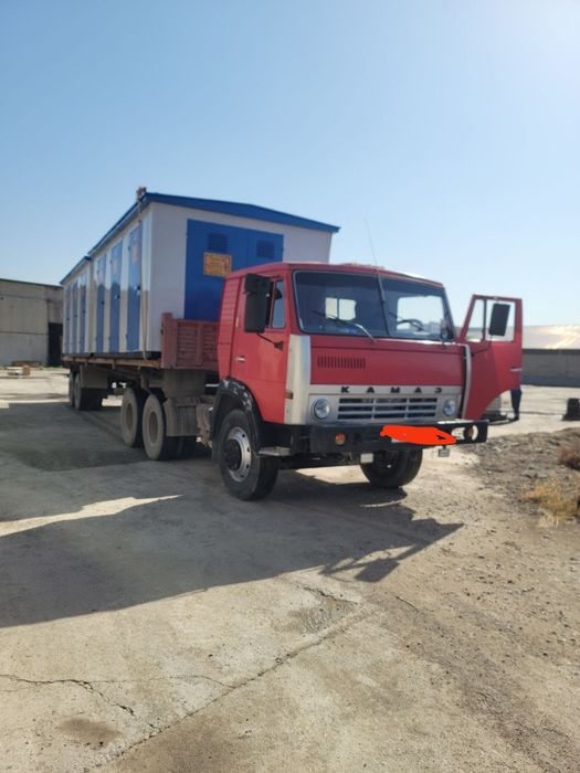 КамАЗ тягач сотилади 1991йил прицеп хам 1991 йил