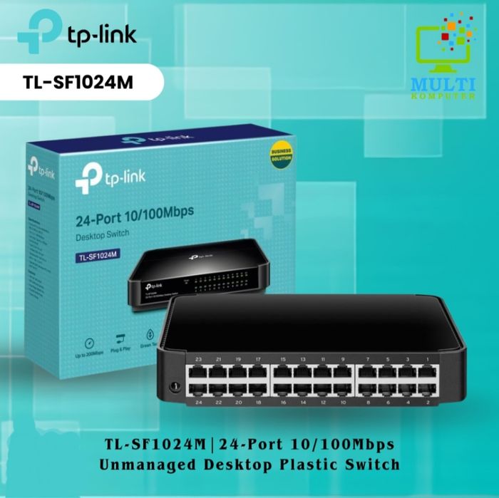 Hub/Свитч/Switch/Коммутатор Мегабитный 24 порта Tplink