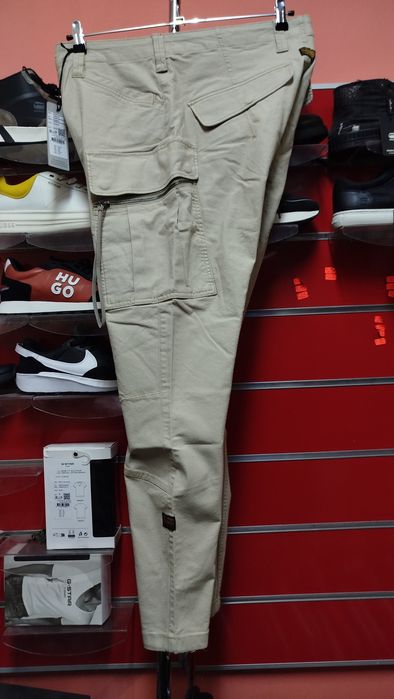 Оригинален карго панталон G-Star Raw Zip 3D Skinny W34 L32 нов мъжки