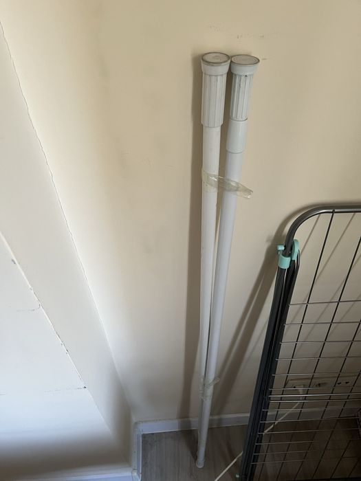 Штанга для шторы в ванную 2 шт