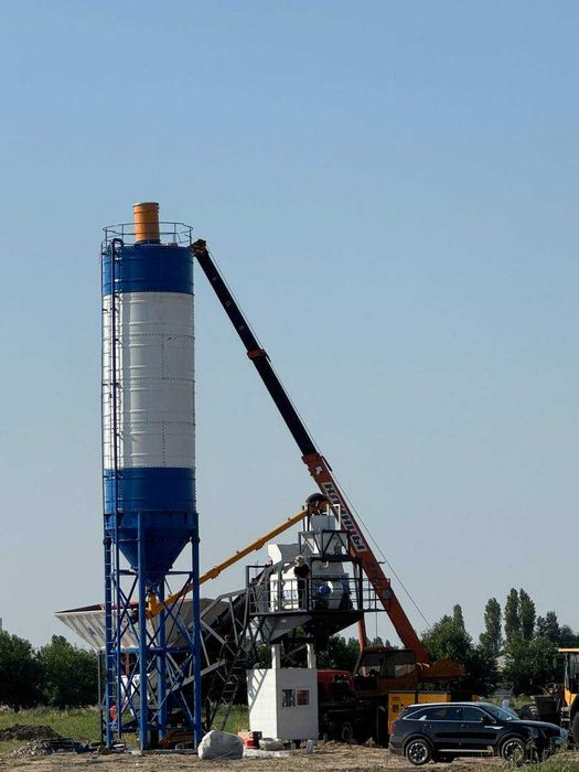 Мбильный бетонный завод AJY-60 (60 кубовый)