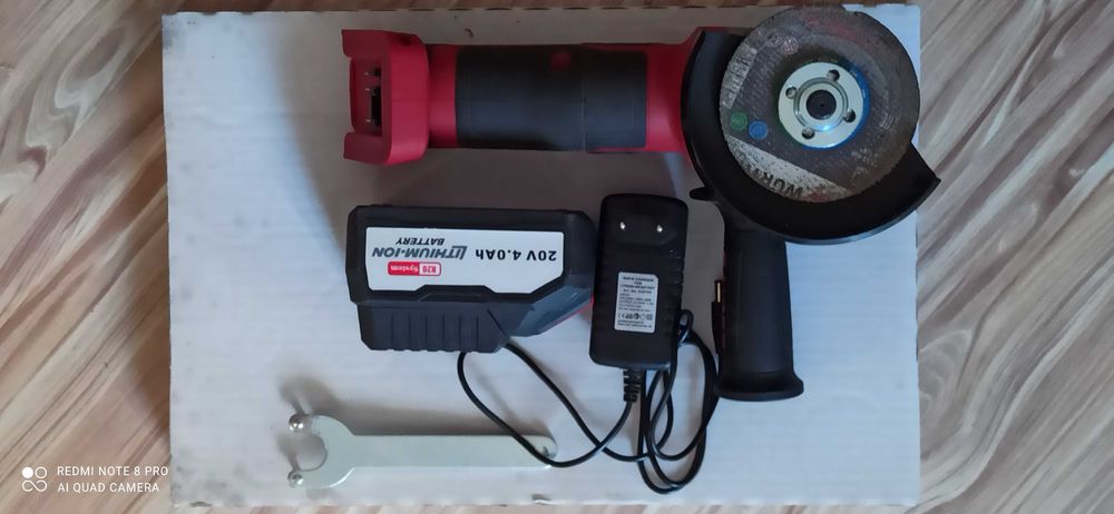 Акумулаторен ъглошлайф Райдър  20 волта