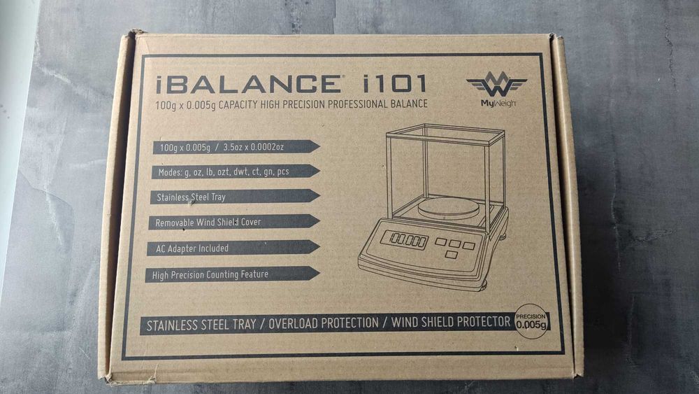 Прецизна настолна везна My Weigh iBalance i101