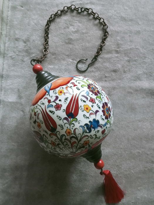 Sferă porțelan, pictată manual