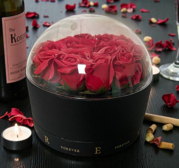 Aranjamente florale din trandafiri de sapun