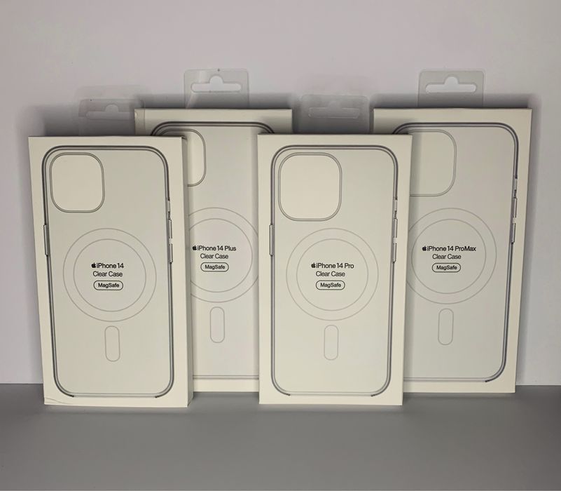 Husa transparenta Apple MagSafe Clear iPhone 13 14 15 16 17 Pro Max