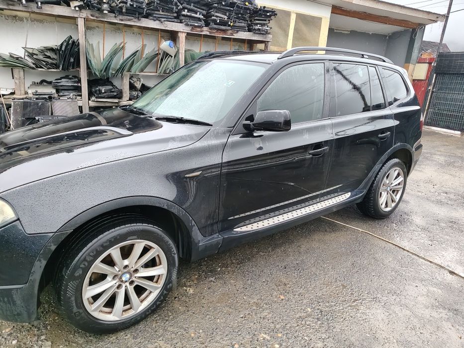 Piese ușa neagra aripa cutie viteze haion planetare injectoare turbina cardan fata jug fata spate răcitor ecu  grup compresor ecu abs egr BMW X3 2006