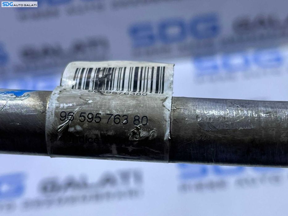 Teava Conducta Furtun Compresor AC Aer Conditionat Clima Citroen C5 2.0 HDI 2008 - 2017 Cod 8X7H-19A705-AC 9659576380