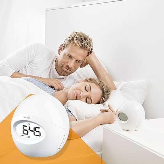 Будилник Beurer WL32, С RGB светлина за събуждане и радио