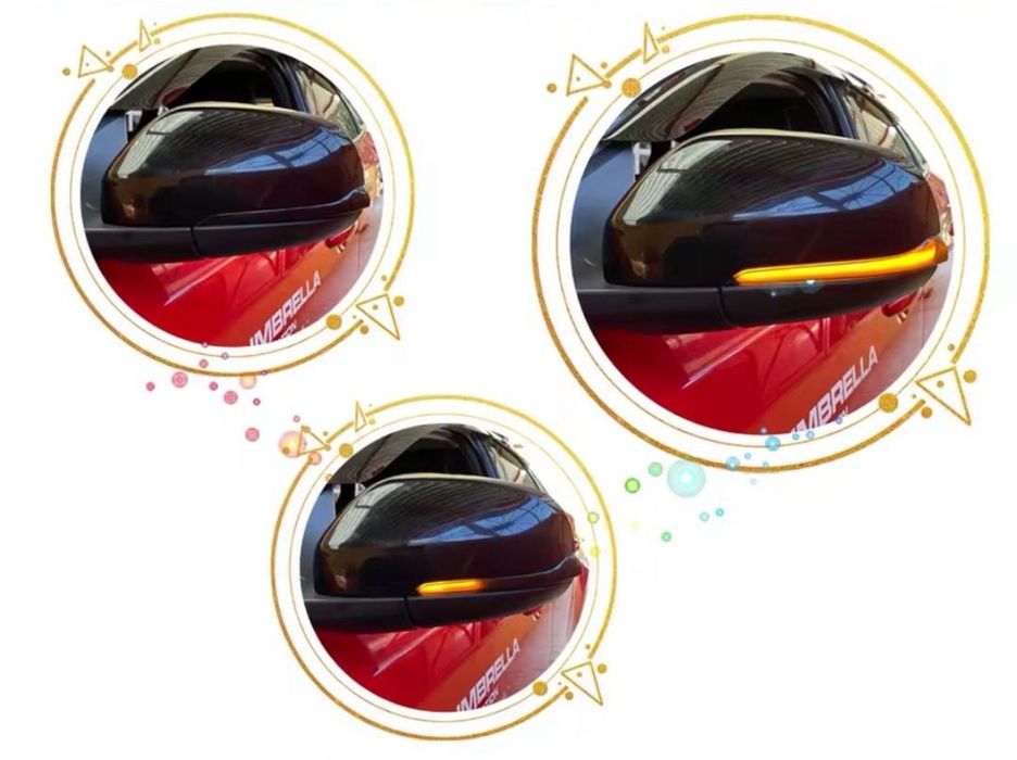 Динамични LED Бягащи Мигачи за VOLVO S60, S80, V40, V60, V70