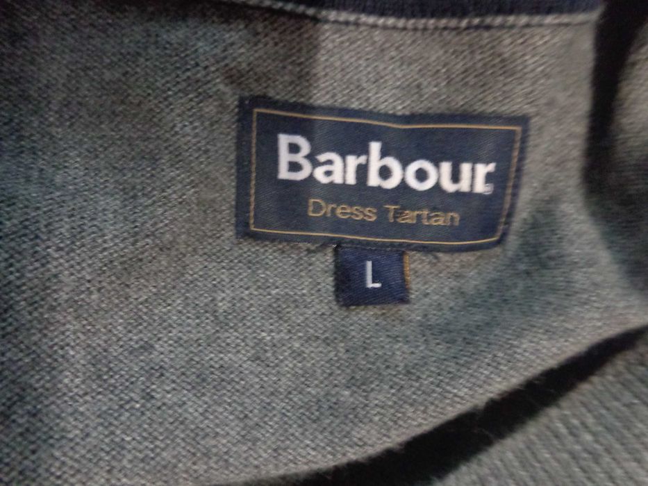 Pulover Barbour bumbac  si casmir marimea  L