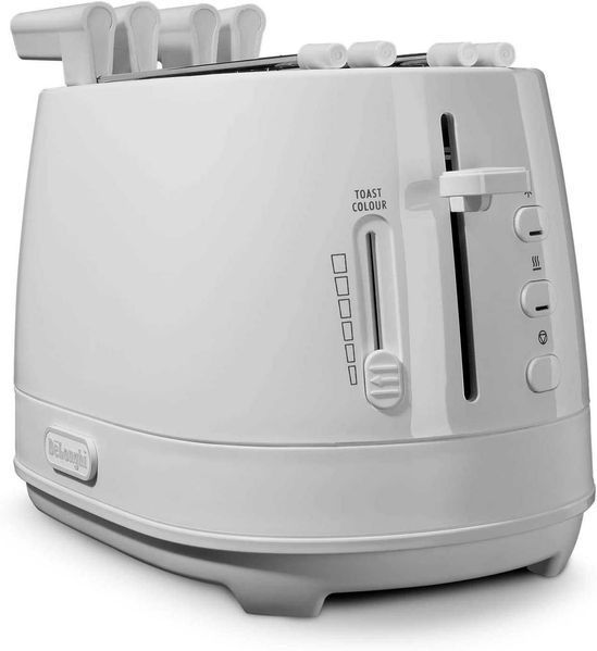 ПРОМО 2г Гаранция Нов Тостер DeLonghi CTLAP2203W Контрол на Изпичане
