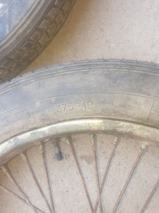 Cauciucuri 350-19 ,375-19  cu geantă