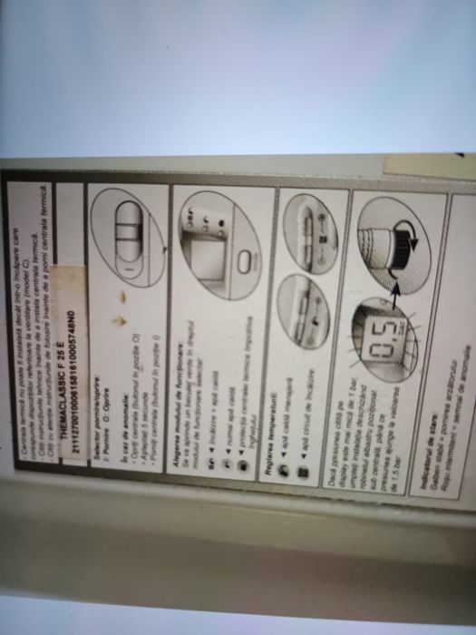 Vând piese centrală Saunier Duval F25