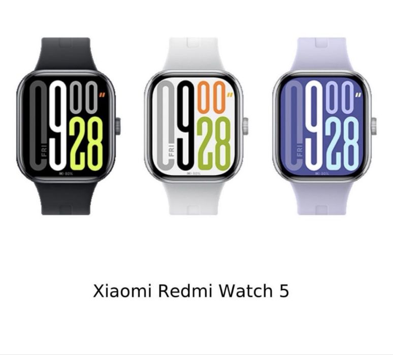 Redmi watch 5 global. Garantiya. Purple. Black. White.