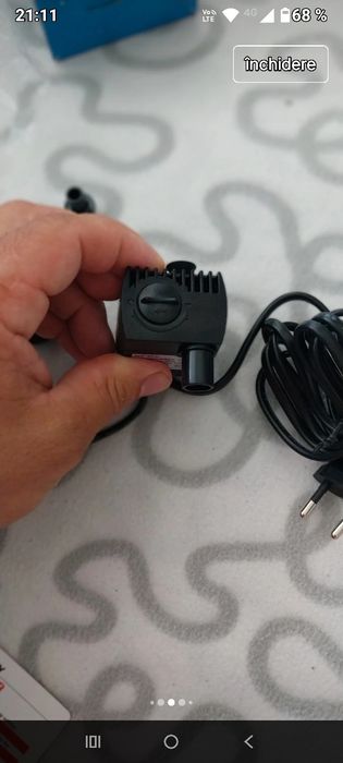 Pompa submersibila Acvariu, fântână arteziană